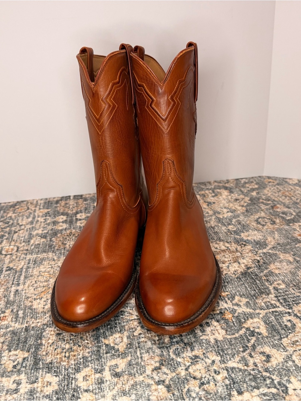 Lucchese Tanner Co Burn Ranch Roper Boot
